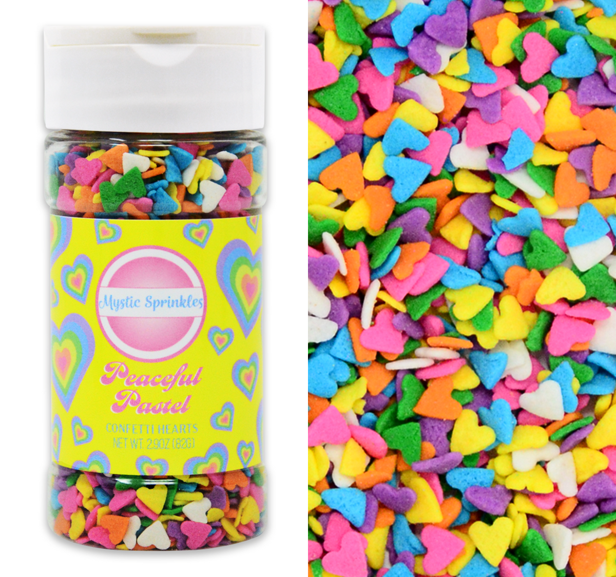 Pastel Heart Confetti