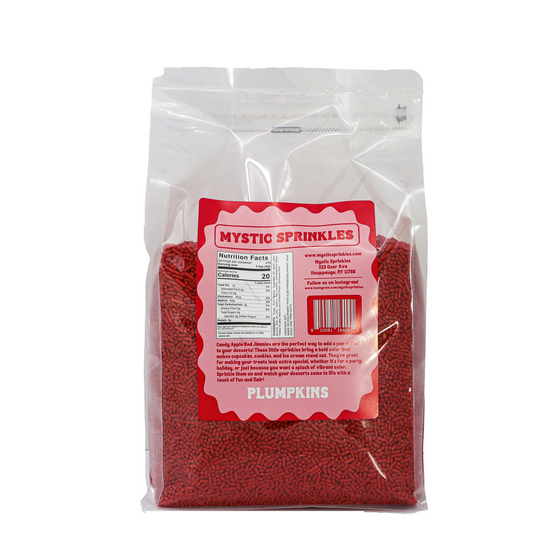 Plumpkins - Candy Apple Red Jimmies 4.2lb Bulk Bag