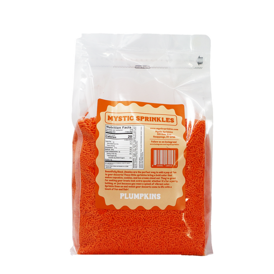 Plumpkins - Only Orange Jimmies 4.2lbs Bulk Bag