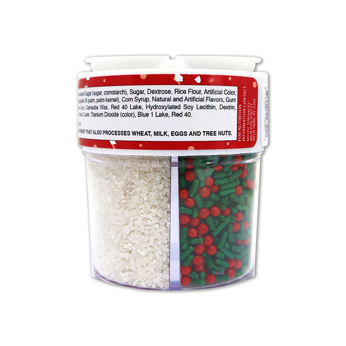 Candy Cane Kisses Petite Sprinkle Assortment 3.8oz