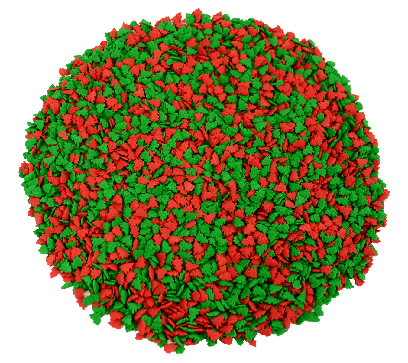 Christmas Plumpkins - Red & Green Christmas Tree Confetti 3.75lb Bulk Bag