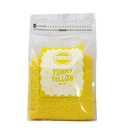 Plumpkins - Yummy Yellow Jimmies 4.2lbs Bulk Bag