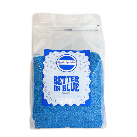 Plumpkins - Better In Blue Nonpareils 5lbs Bulk Bag