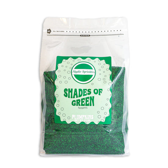 Plumpkins - Shades of Green Nonpareils 5lbs Bulk Bag