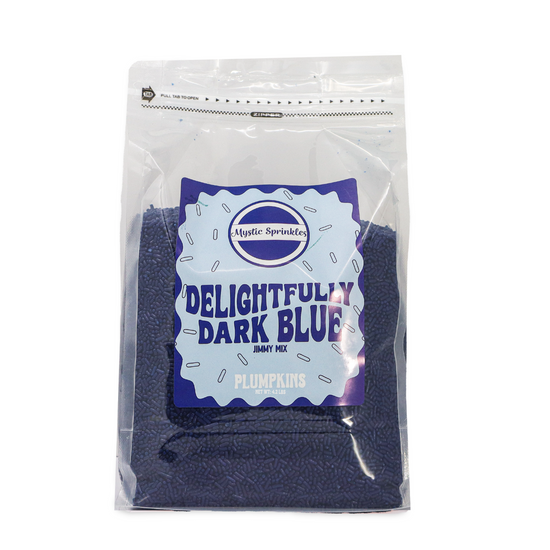 Plumpkins - Delightfully Dark Blue Jimmies 4.2lb Bulk Bag