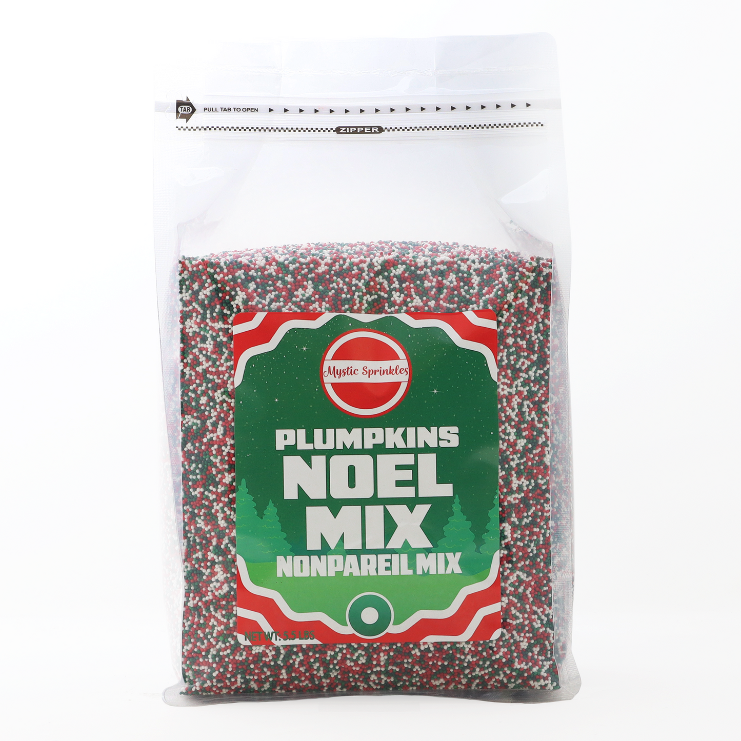 Christmas Plumpkins - Noel Mix Nonpareils 5.5lb Bulk Bag