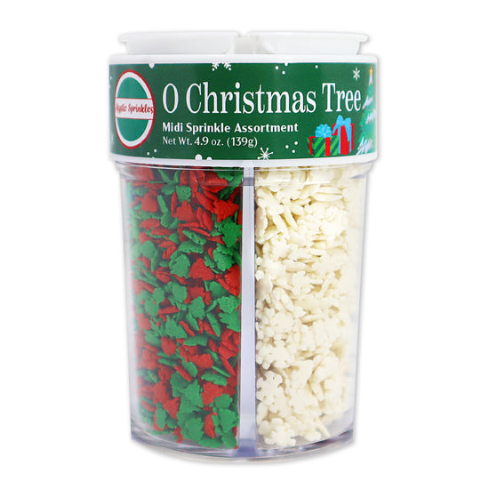 O Christmas Tree Midi Sprinkle Assortment 4.9oz