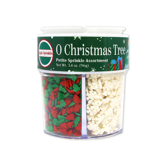 O Christmas Tree Petite Sprinkle Assortment 3.4oz