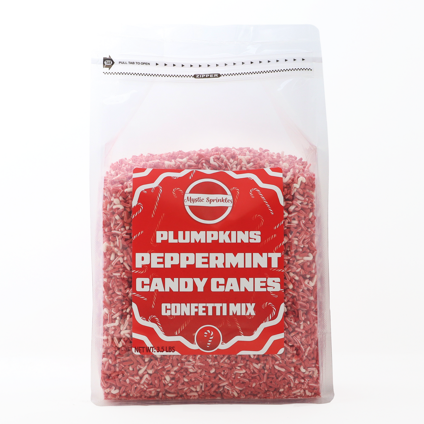 Christmas Plumpkins - Peppermint Candy Canes Confetti 3.5lb Bulk Bag