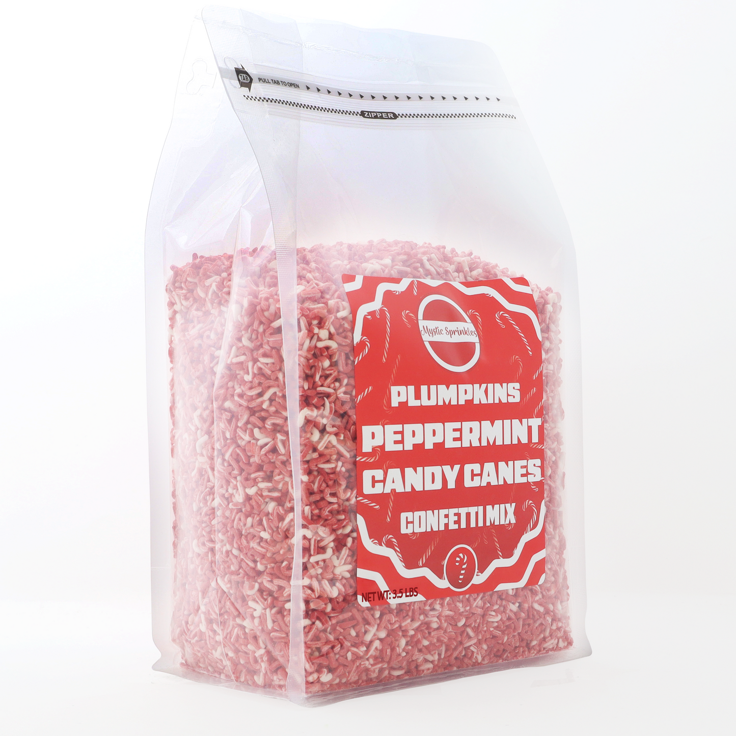 Christmas Plumpkins - Peppermint Candy Canes Confetti 3.5lb Bulk Bag