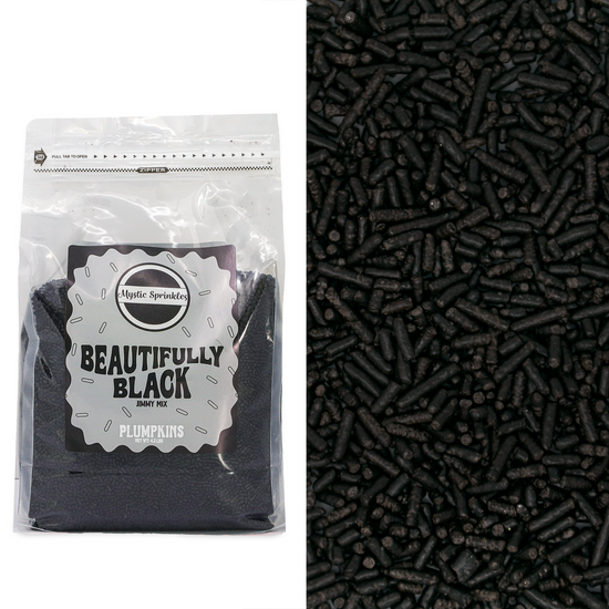 Plumpkins - Beautifully Black Jimmies 4.2lb Bulk Bag