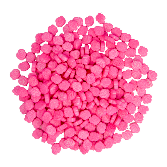Candy Shapes Pink Roses 2oz