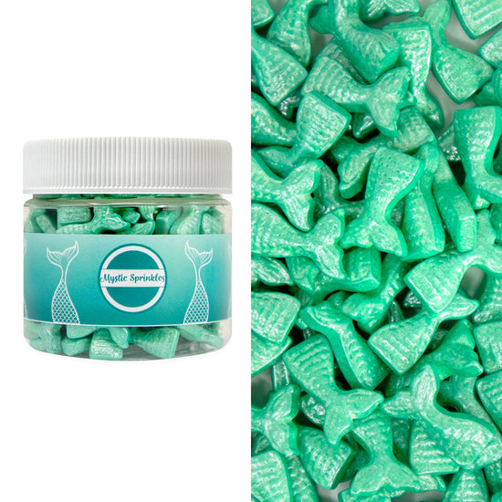 Candy Shapes Teal Mermaid Tails 1.8oz